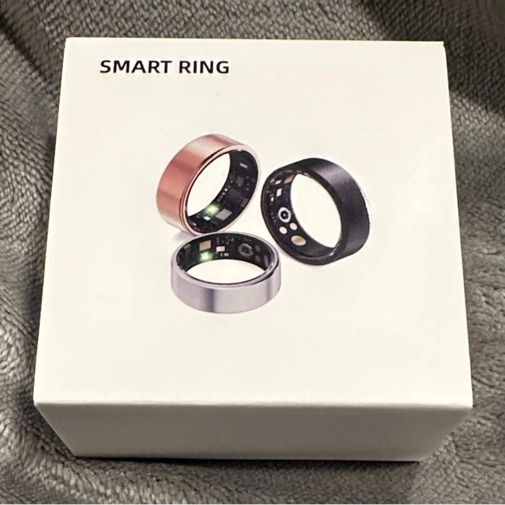 Smart Ring Black size 10 unisex